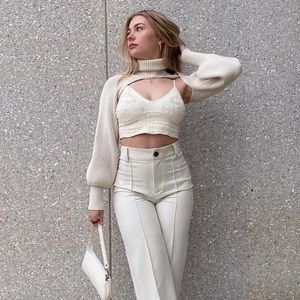 Zara Turtleneck Sleeve Scarf